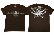 Premium Shirt - North Land - AW - Axmen - Motiv 1 - braun