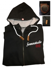 Druck18 Premium - Kapuzenjacke - Sonnenstudio 88 - schwarz