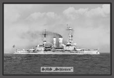 Blechschild - SMS Schlesien - 119 (78)