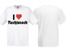 T-Hemd - I Love Rechtsrock - weiß