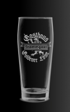 Bierglas - Gasthaus Goldener Löwe - Stammgast - Motiv 2