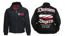 Harrington Jacke - bedruckt - schwarz - Division Bayern