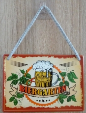 Hängeschild - Biergarten