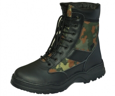 Taktische Outdoor Stiefel - klassisch - Flecktarn +++RAUSVERKAUF+++