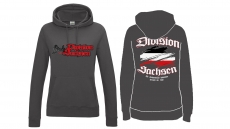 Frauen College Hoodie - Division Sachsen - Orginal Motiv - charcoal