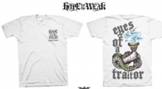 T-Hemd - Hope For The Weak - Eyes of a traitor - Shirt weiß