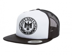 Cap Gott mit uns - 3-Tone - schwarz - Trucker Cap