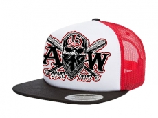 Cap Aryan Warrior - 3-Tone - schwarz/weiß/rot - Trucker Cap