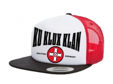 Cap KKK - Ku Klux Klan - 3 -Tone - schwarz/weiß/rot - Trucker Cap