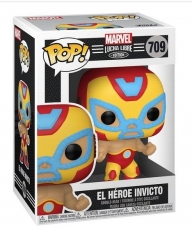 Funko Pop - Marvel Lucha Libre - El Héroe Invicto Iron Man Vinyl Figur +++EINZELSTÜCK+++