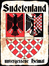 Holzschild - 20x30cm - Sudetenland - Unvergessene Heimat