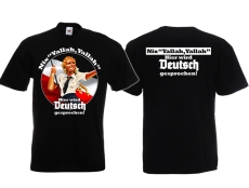 Frauen T-Shirt - Nix Yallah,Yallah - Hier wird Deutsch gesprochen!