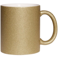 Glitzer Tasse - gold