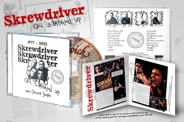 Skrewdriver - All skrewed up + Chiswick Singles-46 years Edition - CD