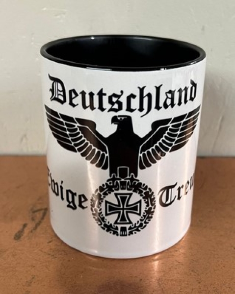 Tasse - schwarz - Deutschland - Ewige Treue