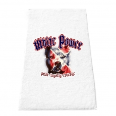 Handtuch - White Power - Dog Face - Südstaaten