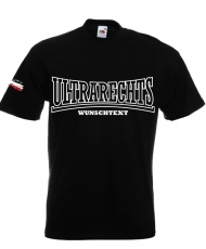 Frauen T-Shirt - Ultrarechts + Wunschtext - schwarz