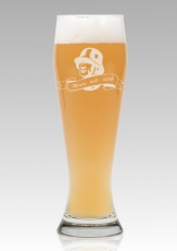 Weizen-Bierglas - Gott mit uns