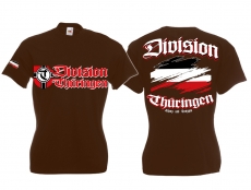 Frauen T-Shirt - Division Thüringen - braun