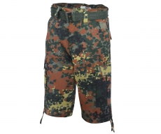 Short - Army Bermuda - mit Gürtel - flecktarn