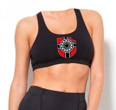 Frauen Sport-Top - Wappen - Schwarze Sonne - schwarz